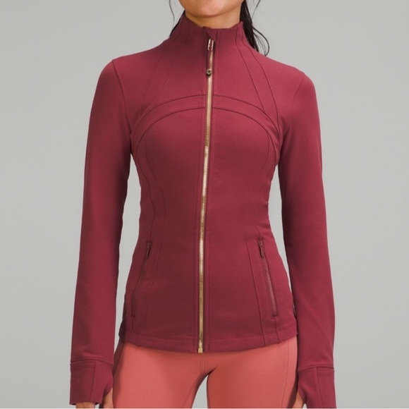 Maroon lululemon zipup, size 2 - Picture 1 of 4